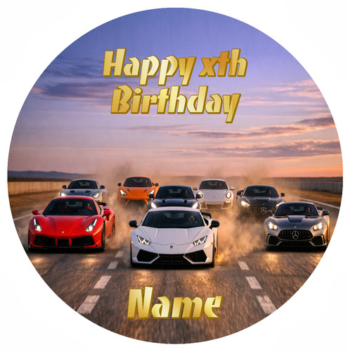 Cake topper auto - cake, da