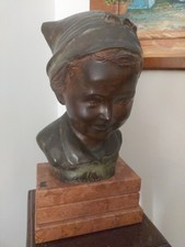 Bronzo Busto "La Pacchianella"