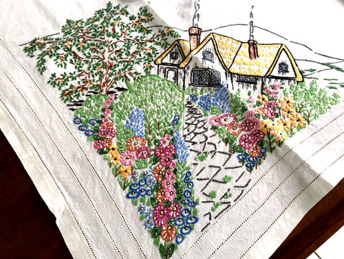 Vintage hand embroidered - vintage,