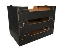 9 CASSETTE DI CARTONE FRUTTA