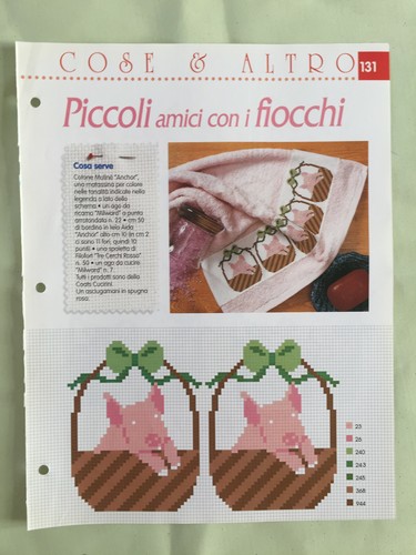 Schema punto croce ricamo - schema,