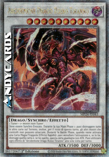 Arcidemone drago rosso tiranno - arcidemone,