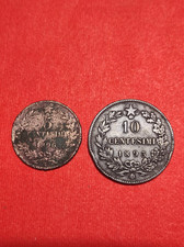 Lotto 2 Monete Umberto I: 5 Centesimi 1896 Rara (MB-) e 10 Centesimi 1893 Birmin