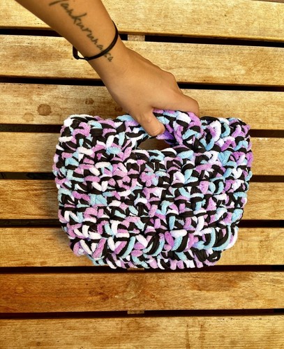 Borsa crochet fatta mano - crochet,