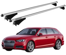 BARRE PORTATUTTO XL PER AUDI A4 (B9/8W) AVANT DA 2015- CON ANTIFURTO MENABO