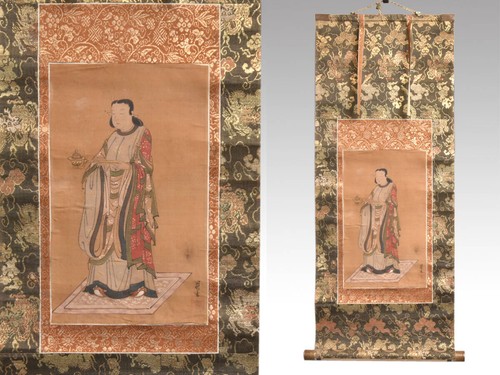 Antico dipinto giapponese - , a
