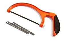 SEGA SEGHETTO MANUALE ERGONOMICO IN METALLO 250 mm CON 7 LAME PER TAGLIO FERRO