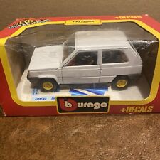 1:24 BURAGO cod. 9147 FIAT PANDA BIANCA NUOVA CON SCATOLA più decalcomanie vedi foto