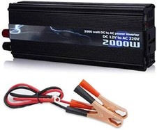 POWER INVERTER DA 2000 WATT - 12V 220V TRASFORMATORE AUTO BARCA CAMPER CON PRESA