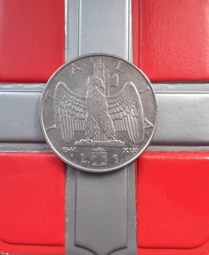 1 lira 1941 xix - ,