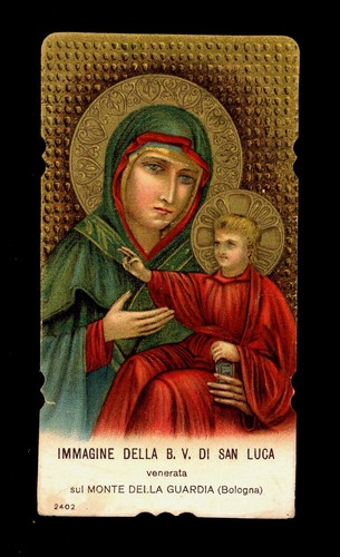 Antico santino cromo holy - cromo-holy, card