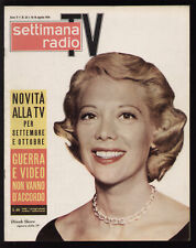 SETTIMANA RADIO TV 32/1958 UGO