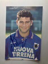 Autografo EMANUELE PESARESI-UC Sampdoria 98/99-U21 Cappellini Italia-Ex-Napoli/Lazio-K