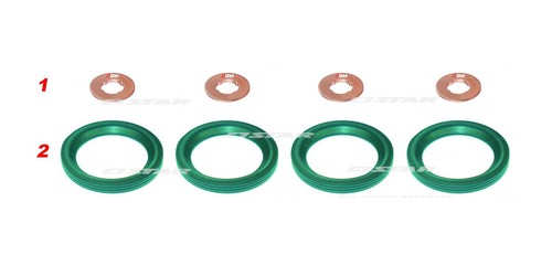 Kit guarnizioni iniettore alfa - kit,