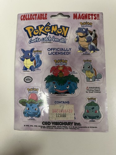 Pokemon collectable magnets - pokemon,