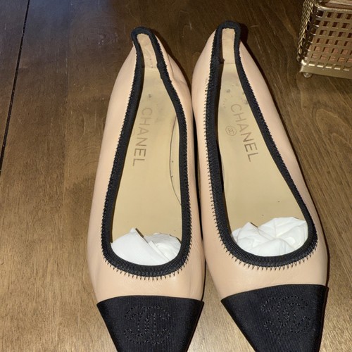 Chanel cap toe ballet - chanel,