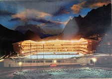 Cartolina Cortina d’Ampezzo Belluno Stadio Olimpico del Ghiaccio viaggiata