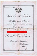 WW1 - Diploma croce al merito
