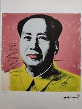 Litografia firmata Andy Warhol - Mao Zedong - Certificato Leo Castelli
