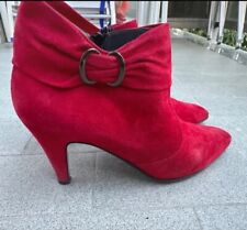 Tronchetti Rossi Camoscio