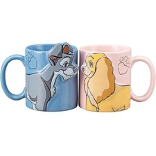 Coppia tazze disney lady - disney,