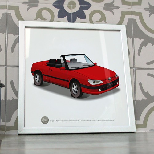 Poster peugeot 306 - poster,