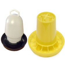 KIT SVEZZAMENTO PULCINO PULCINI ABBEVERATOIO 0,9L MANGIATOIA 1000 GR INCUBATRICE