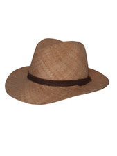 CAPPELLO FEDORA 100% RAFFIA