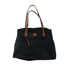 Bric's Women's Black Canvas Bag 3 in 1