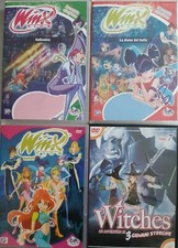 Lotto 4 Dvd Winx Witches fate streghe cartoni animati bambini bimba vari episodi