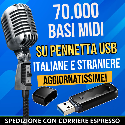 Pennetta usb 8gb 000 - 70.000, basi