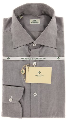 Camicia borrelli marrone - camicia,