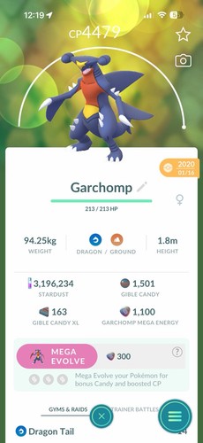 Garchomp 2018 2020 lvl - lvl, &