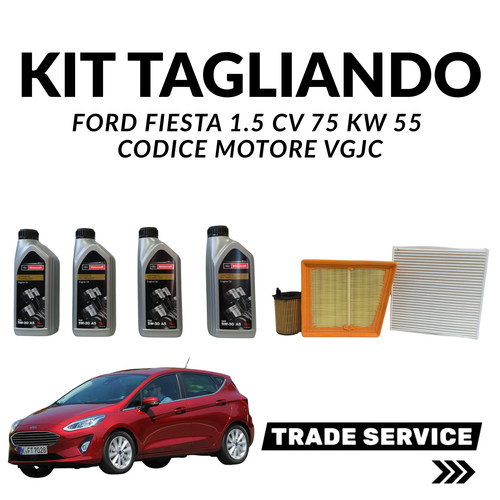 Kit tagliando ford fiesta 5 - kit, 1.5