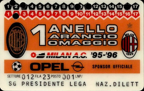Biglietto stadio milan c - stadio, a.c