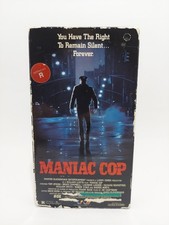 Maniac Cop VHS Rare Video