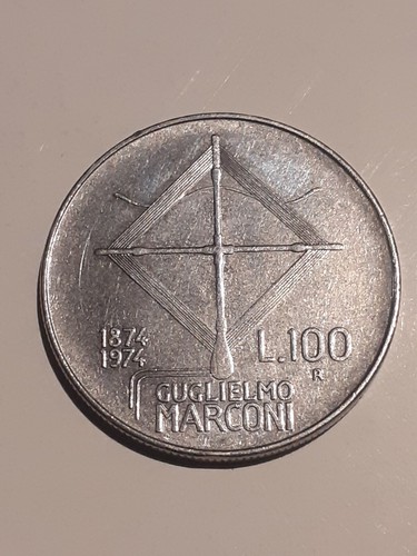 Moneta 100 lire guglielmo - moneta,