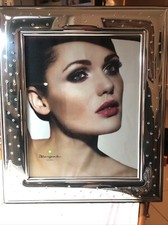 Cornice In Argento Con Strass