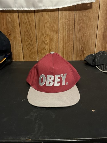 Cappello berretto obey rosso - obey, e