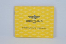 Breitling B1 Libretto Garanzia Internazionale A68062 21721 1999