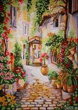 Tela stampata morning italy - stampata, "morning