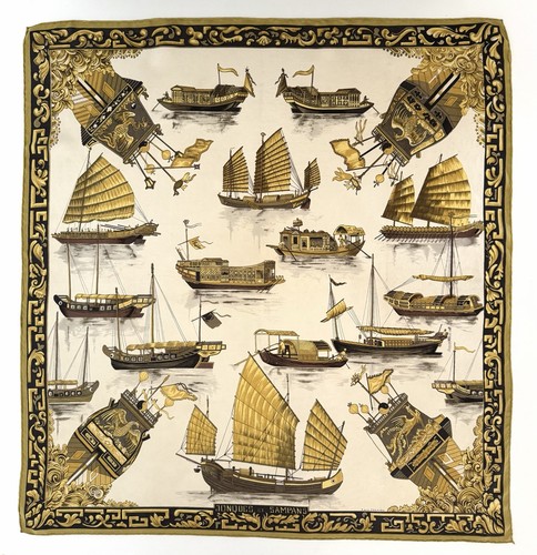 Sciarpa hermes jonques - jonques, et