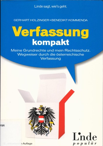 Verfassung kompakt holzinger - verfassung,