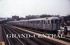 ORIGINALE 1992 NYCTA NEW YORK CITY SUBWAY SLIDE R-62 WHITLOCK AVE BRONX NY IRT
