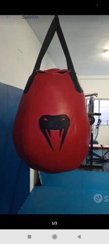Sacco boxe vera pelle - boxe,
