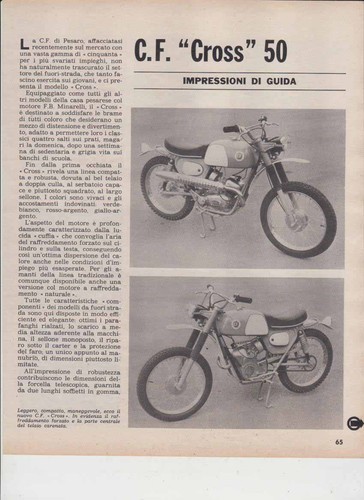 Advertising test moto f - test, c.f