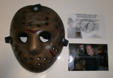 Neca Freddy Krueger Vs Jason Voorhees mask signed by Robert Englund Rare COA