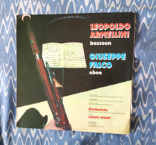 LEOPOLDO ARMERINI bassoon / GIUSEPPE FALCO oboe - LP  BALKANTON  BULGARIA UNPLAY