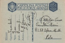 MARINA - POSTA MILITARE -