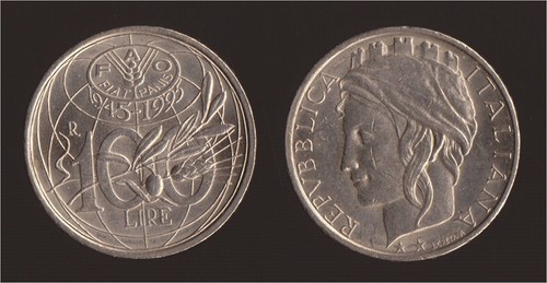 100 lire 1995 anni - anni, fao